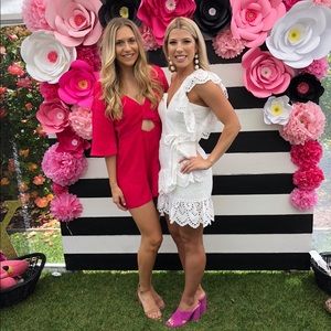Topshop pink romper